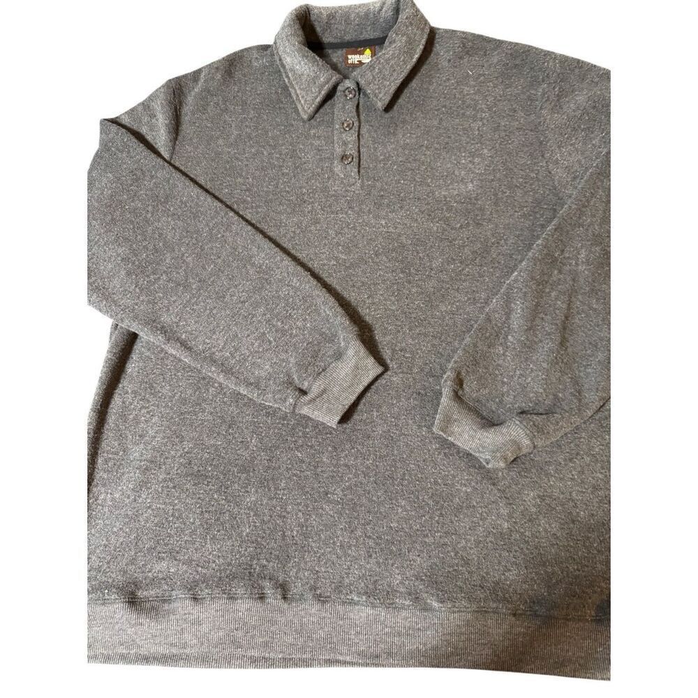 Weekendz off long sleeve collared polo sweater L